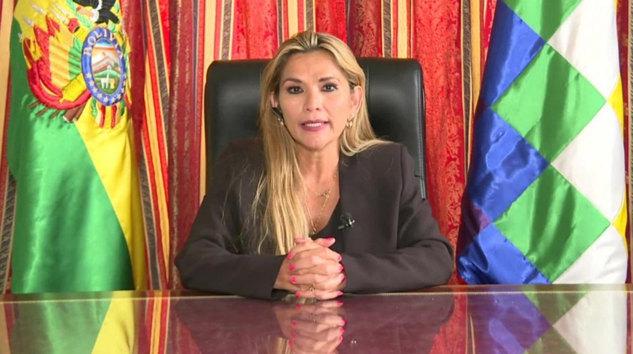 Jeanine Añez, expresidenta interina de Bolivia.