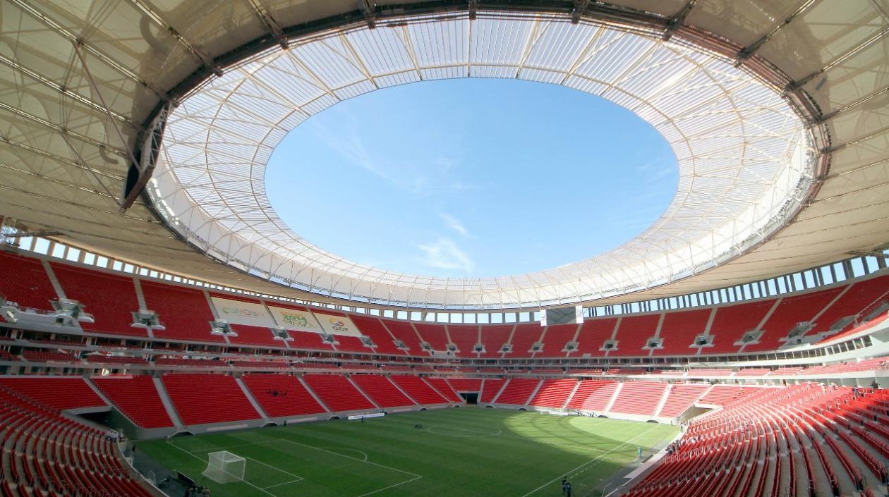 estadio Mane Garrincha de Brasilia, nueva sede del juego de vuelta. 