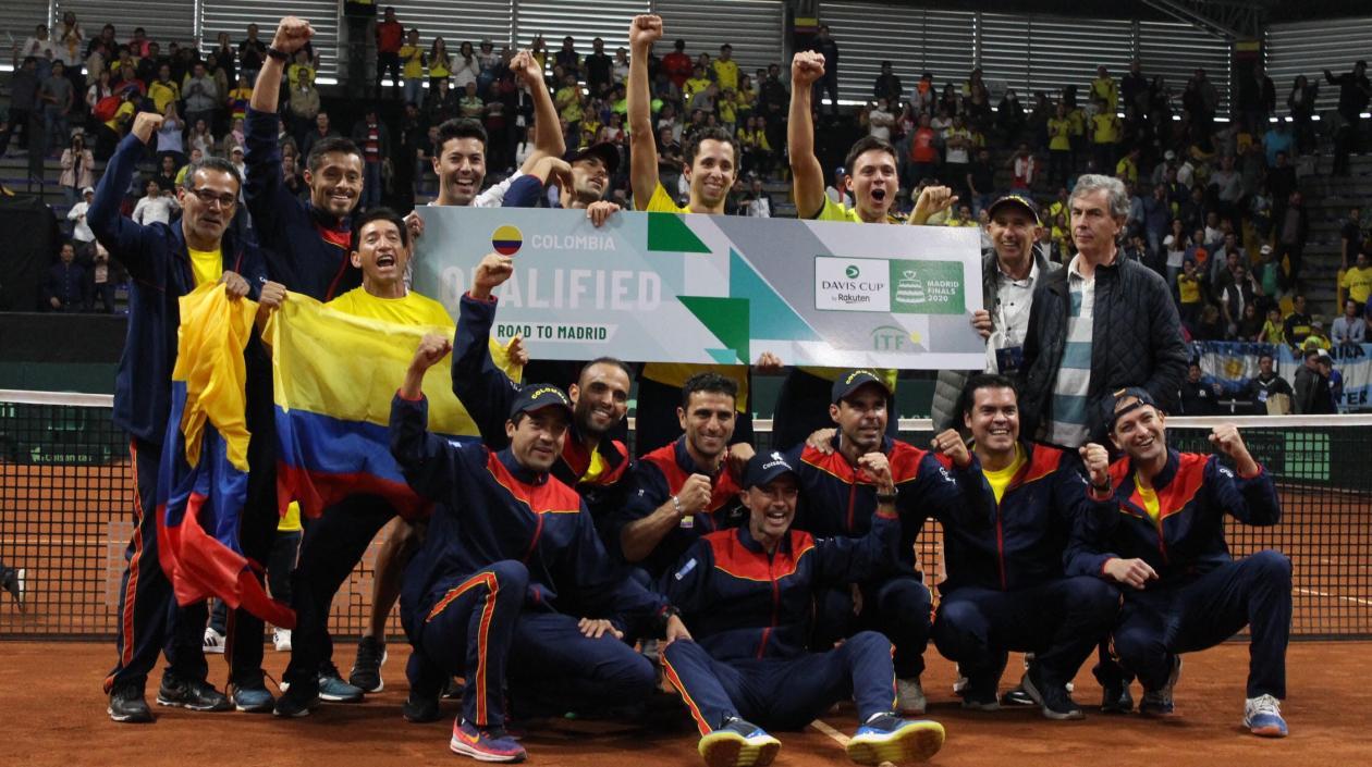 Equipo de Colombia en la Copa Davis. 