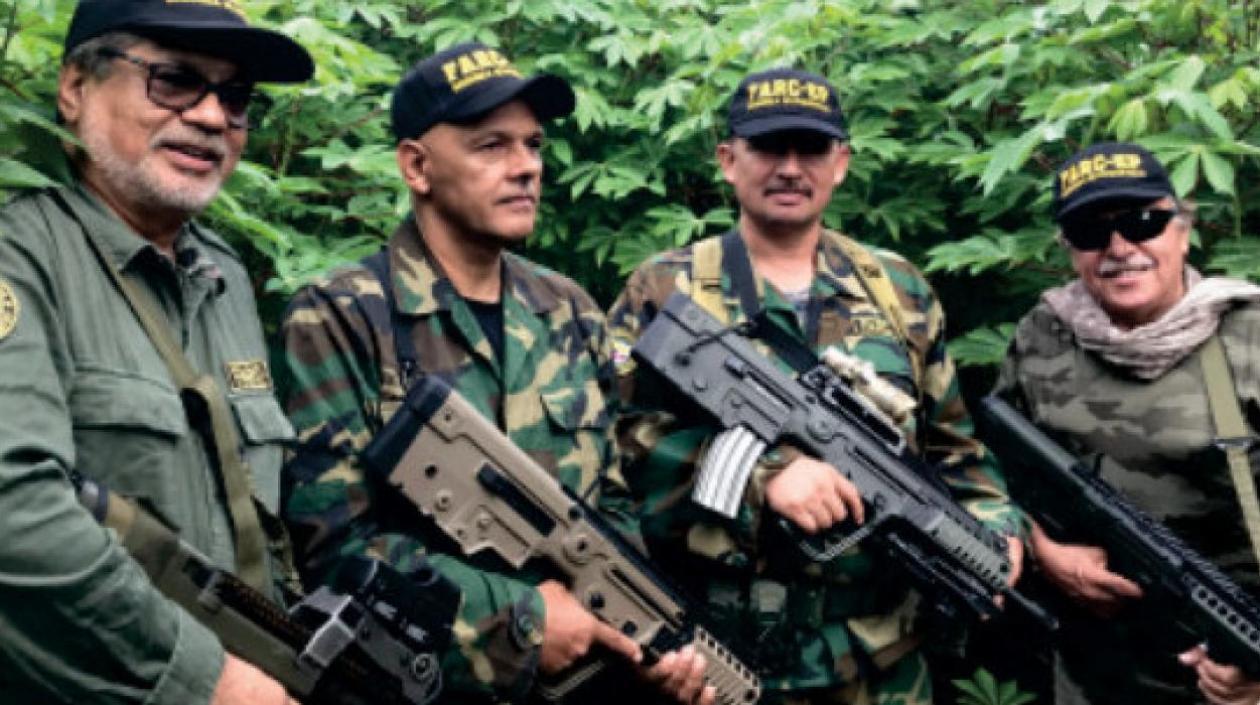  Iván Márquez, 'El Paisa' y Jesús Santrich, entre otros, disidentes de las FARC.