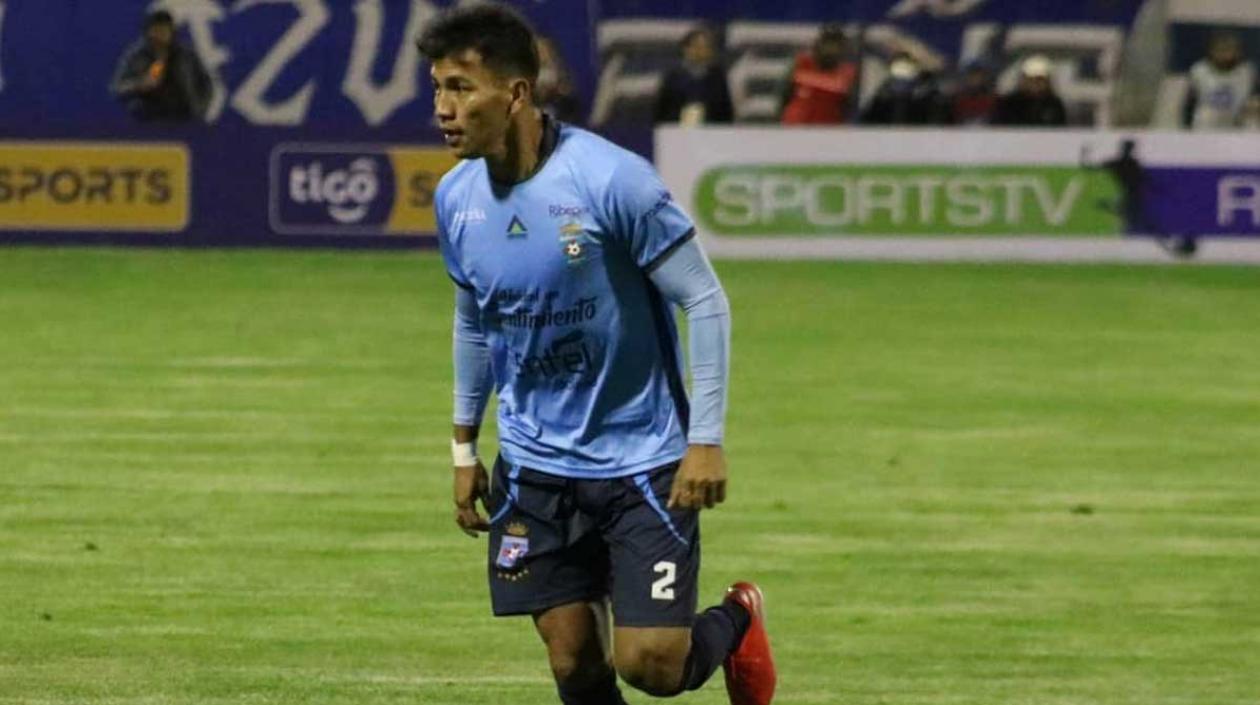 Jesús Sagredo, jugador boliviano. 