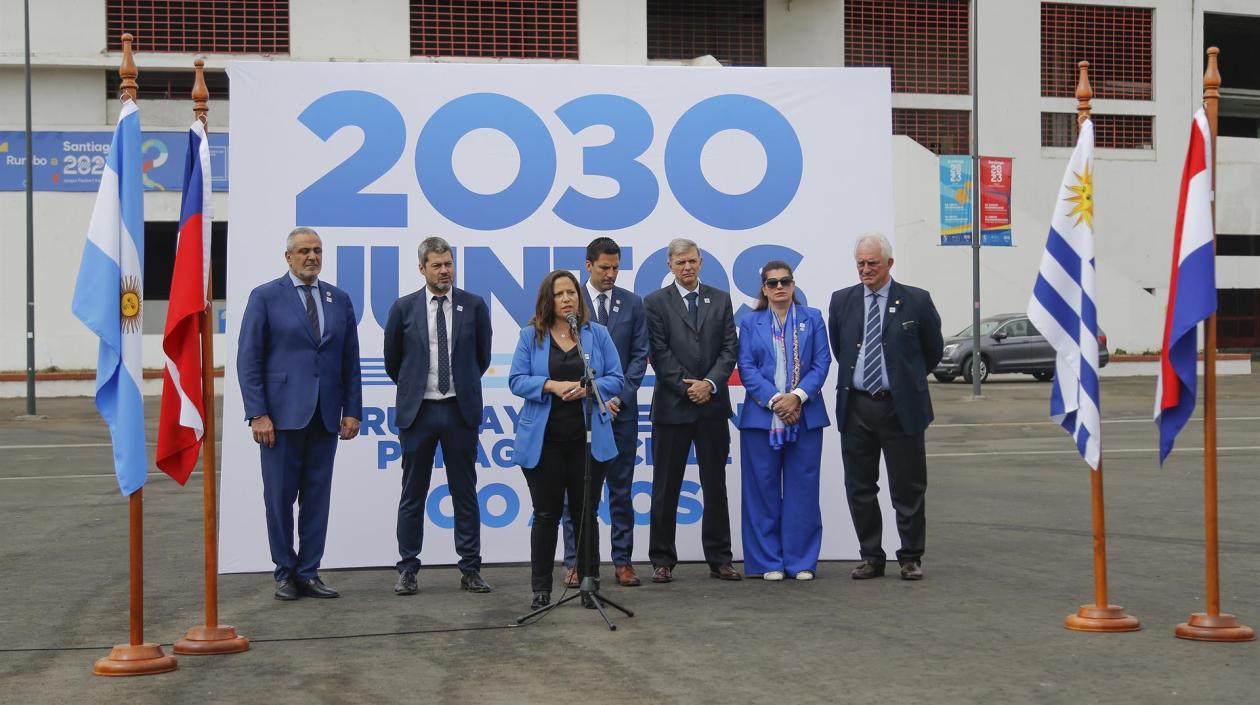 Representantes de Chile, Argentina, Uruguay y Paraguay crean corporación, para el Mundial 2030.