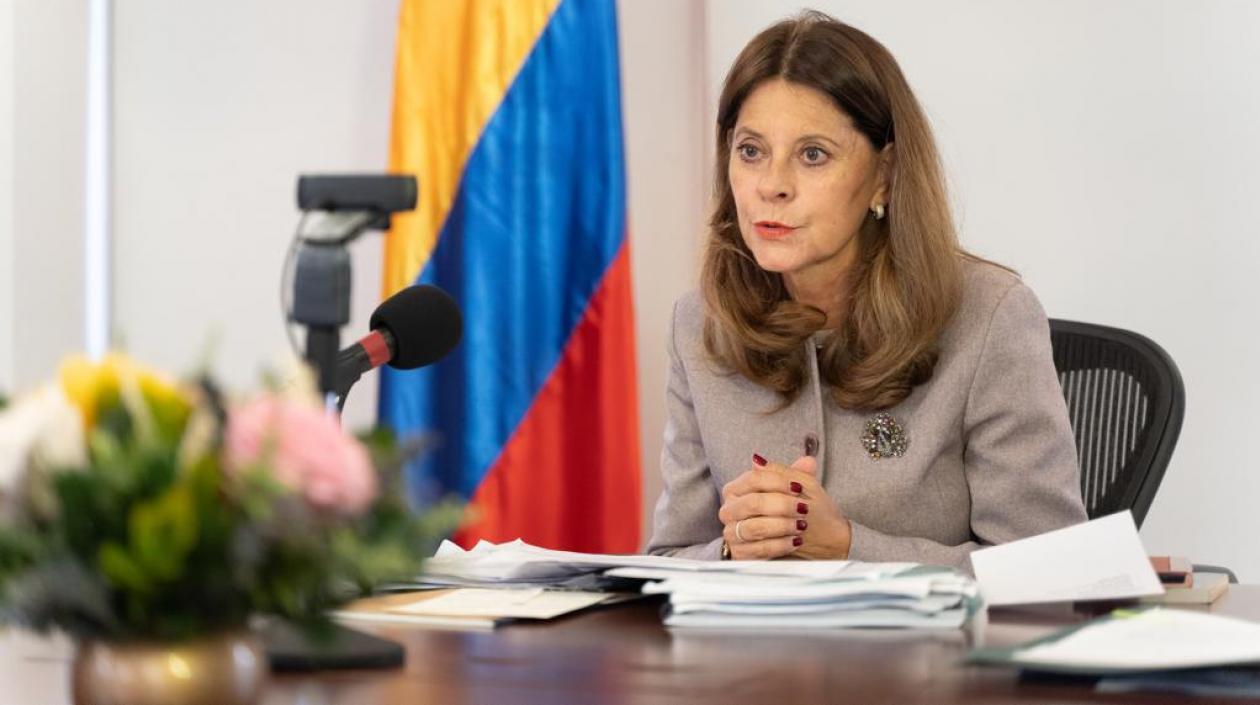 La vicepresidenta y canciller de Colombia, Marta Lucía Ramírez.