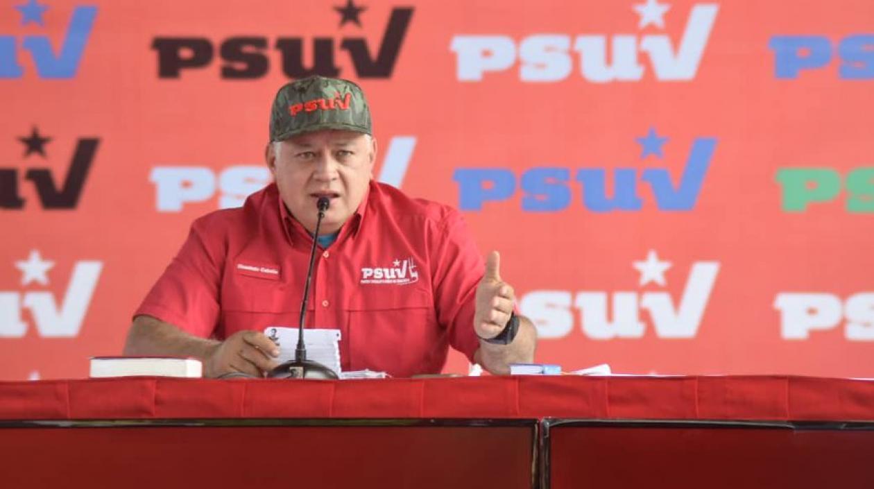 Primer vicepresidente del oficialista Partido Socialista Unido de Venezuela (PSUV), Diosdado Cabello.