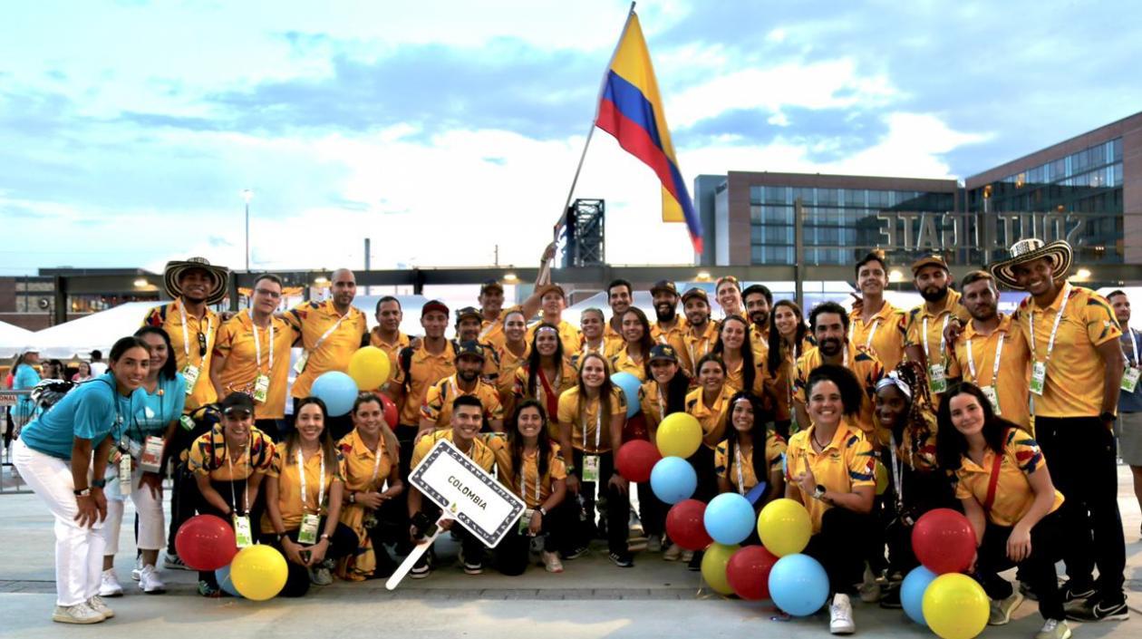 Delegación de Colombia en los Juegos Mundiales. 