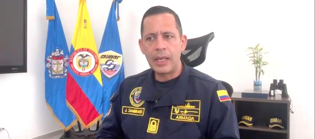 CN Jesús Zambrano Pinzón, Capitán de Puerto de Barranquilla.
