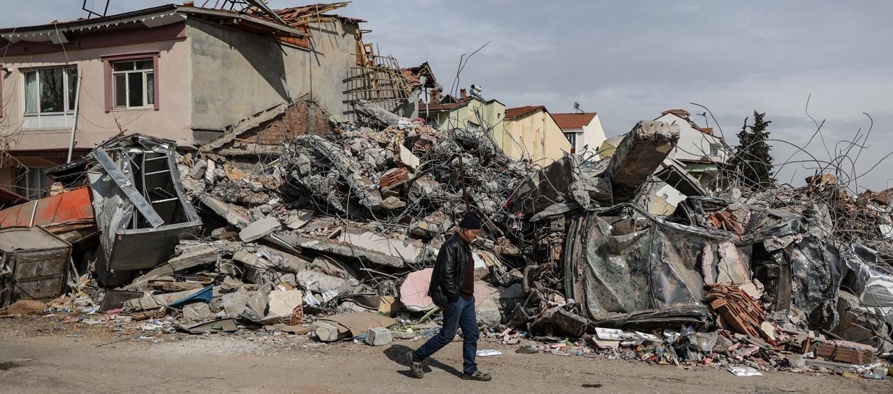 Imagen de los daños en Turquía.