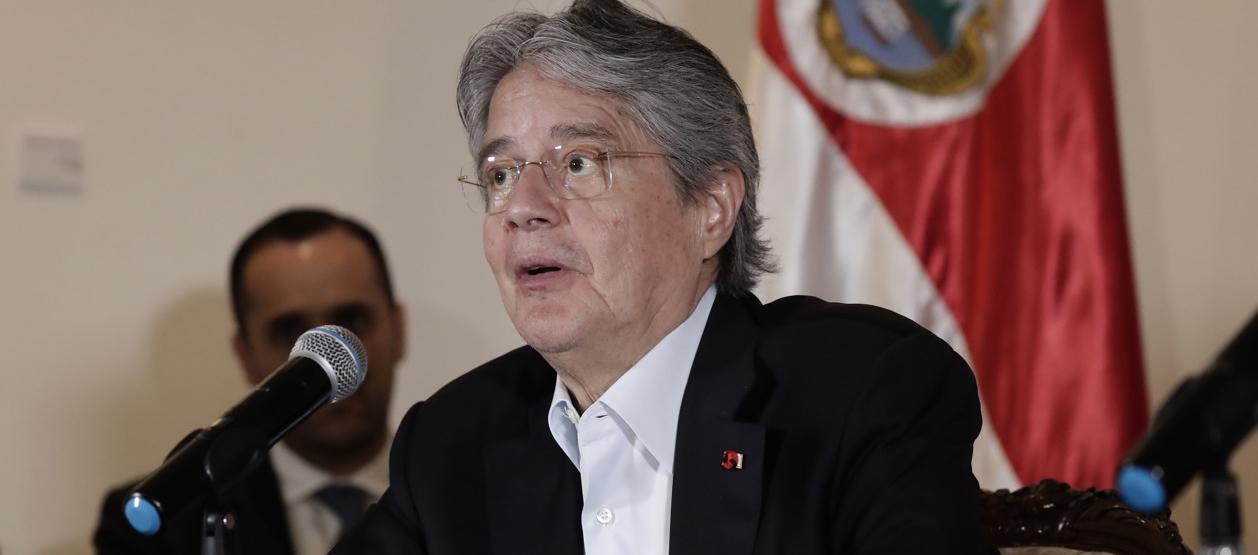 El Presidente de Ecuador, Guillermo Lasso.