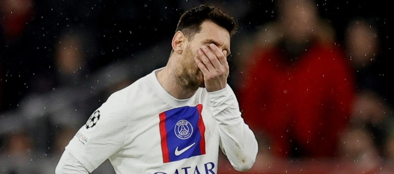 Lionel Messi volvió a fracasar en su intento de ganar la Champions con el PSG