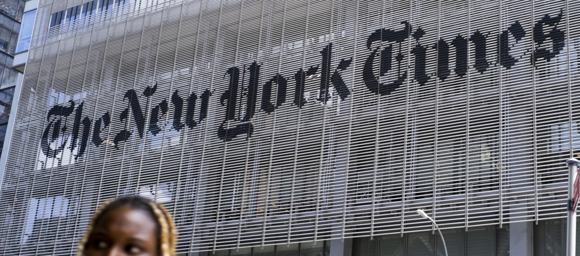 Edificio del diario The New York Times, en Nueva York.