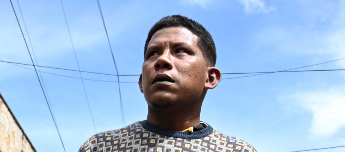 Manuel Miller Ranoque, padre de los cuatro niños indígenas rescatados de la selva.