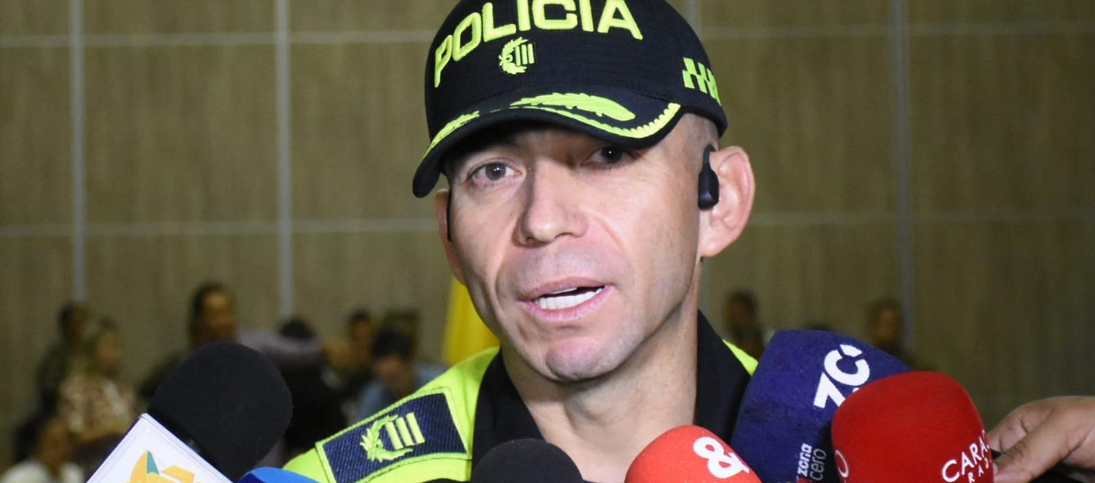 Coronel Óscar Daza, Subcomandante Policía Metropolitana de Barranquilla