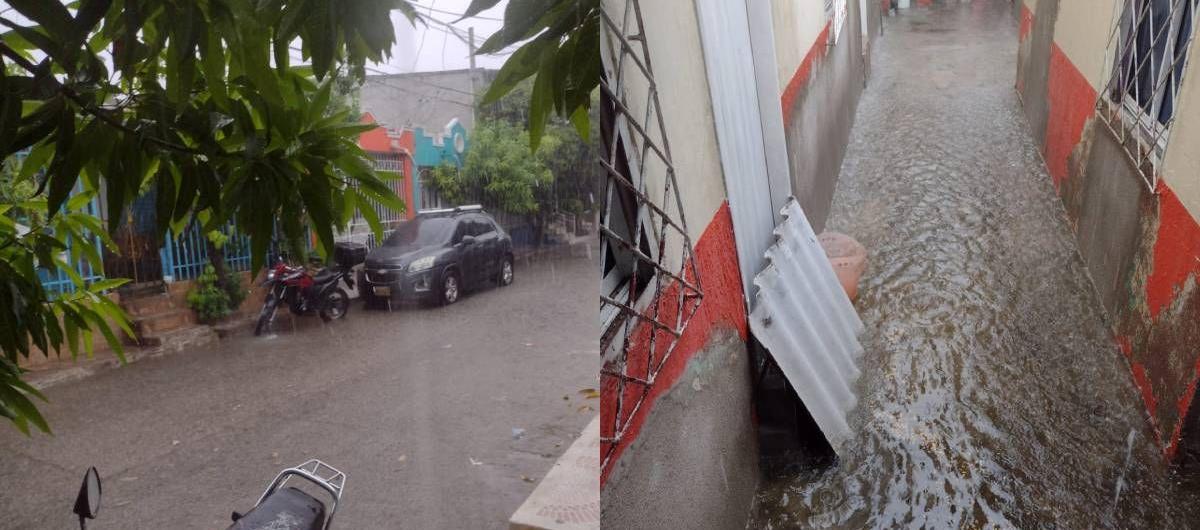 Se presentaron varias inundaciones en sectores de Santa Marta
