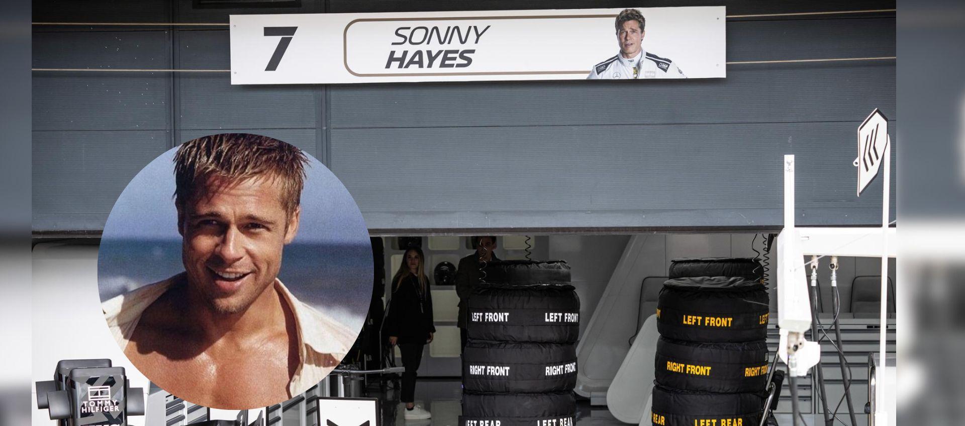 Actor Brad Pitt filma película de la Fórmula 1.