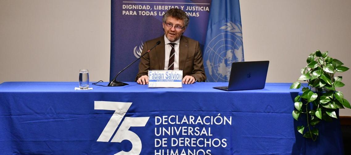 Fabián Salvioli, relator especial de la ONU.