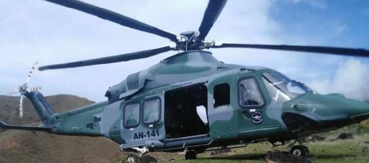 El helicóptero desaparecido en Panamá. 