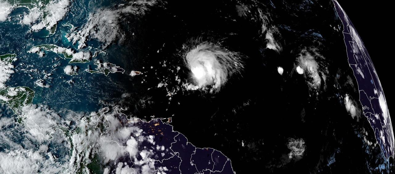Imagen del huracán 'Lee'.