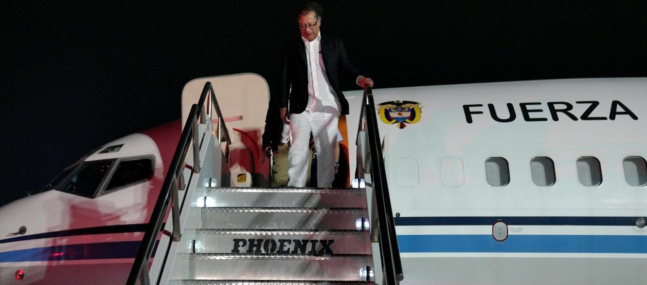 El Presidente Gustavo Petro llegó en las últimas horas a Nueva York.
