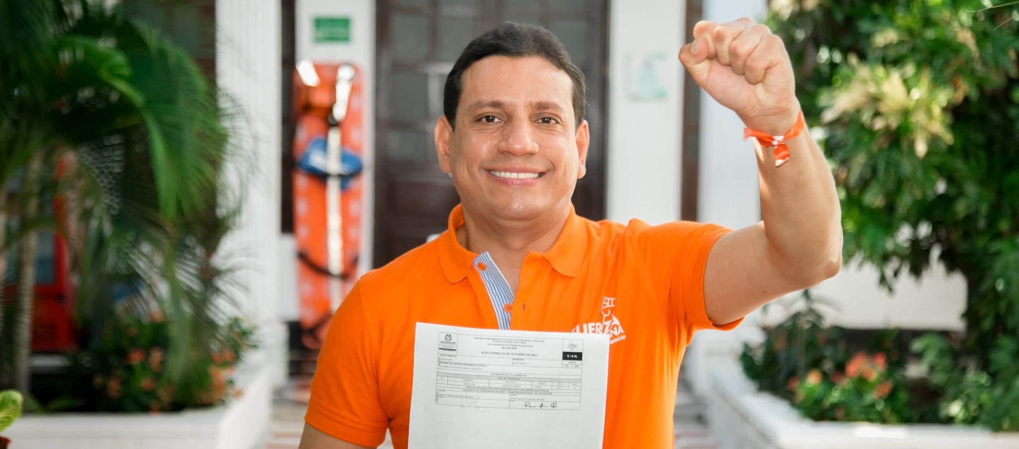 Jorge Agudelo, candidato a la Alcaldía de Santa Marta, por Fuerza Ciudadana