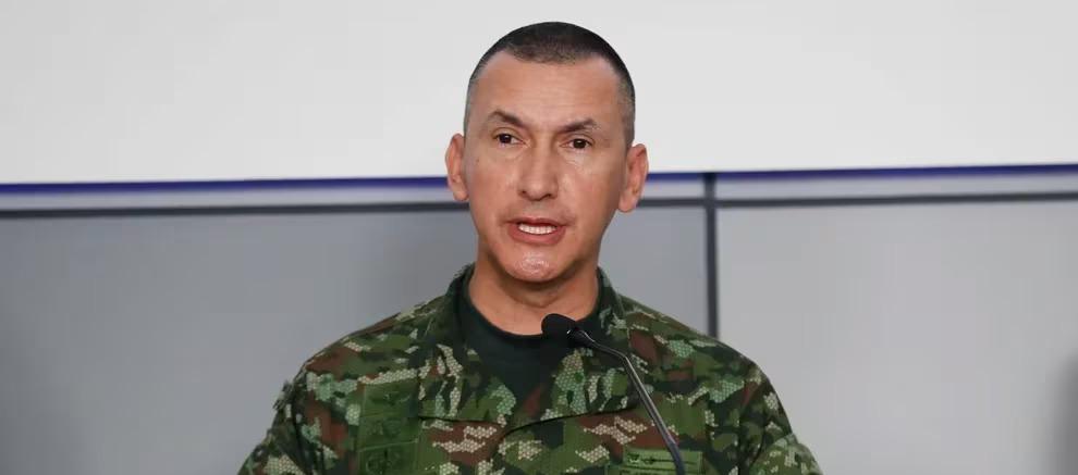 General Luis Mauricio Ospina, comandante del Ejército Nacional.