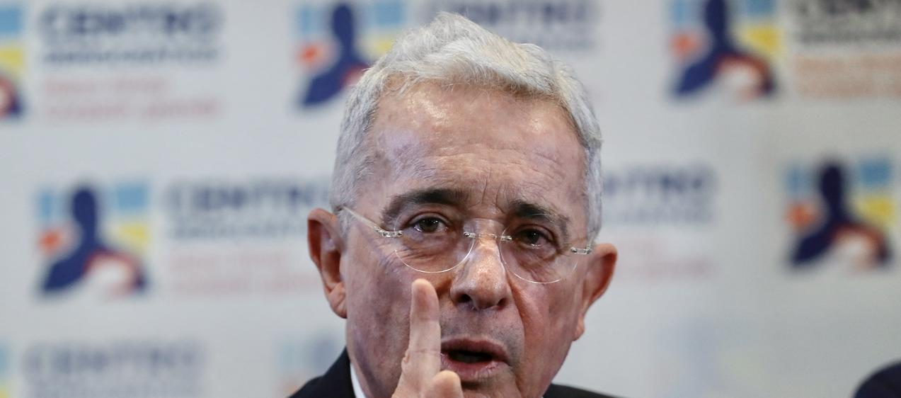 Álvaro Uribe Vélez, expresidente de Colombia. 