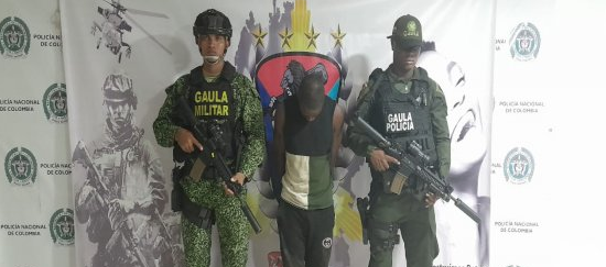 Alis ‘Chinga’ fue capturado en el barrio San Felipe del municipio de Tumaco. 