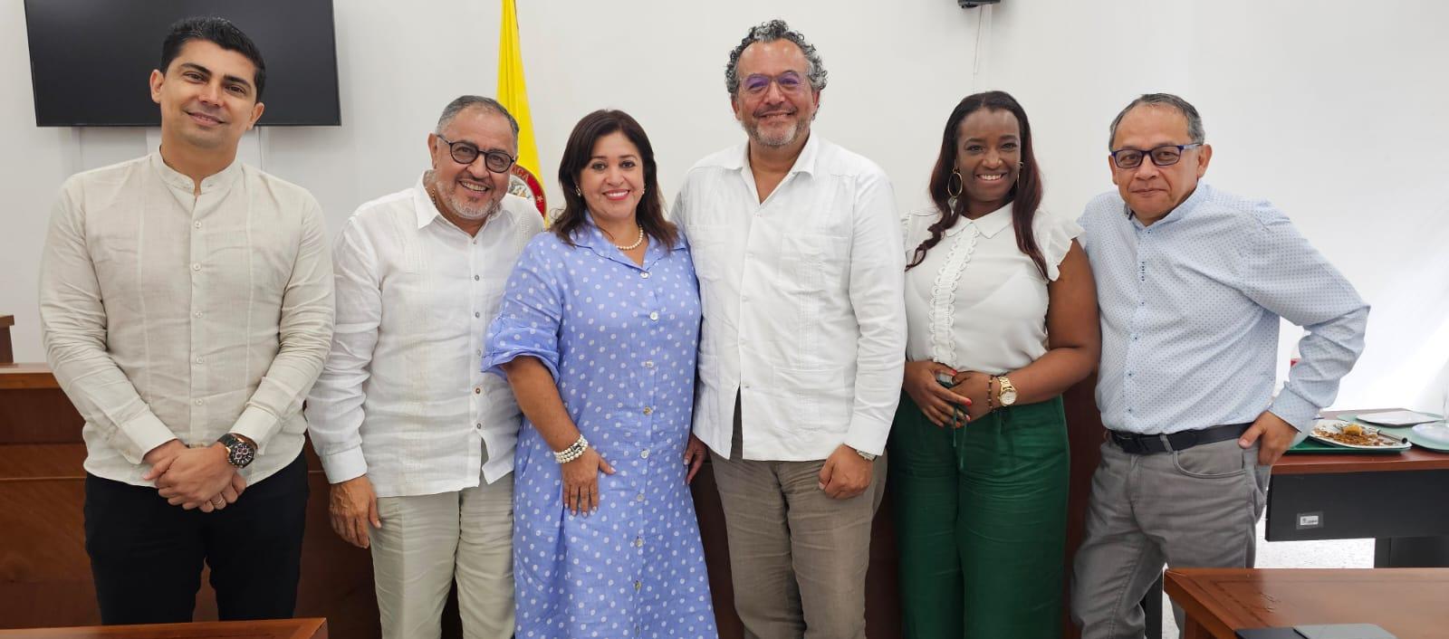 Magistrados de la JEP y del Tribunal Superior de Barranquilla. 