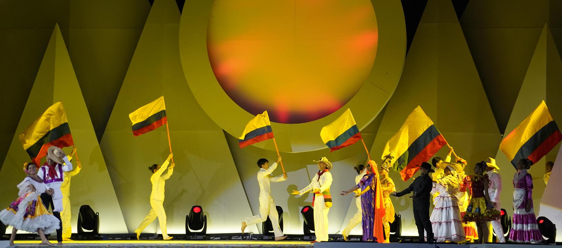 Presentación de Colombia en Santiago 2023.