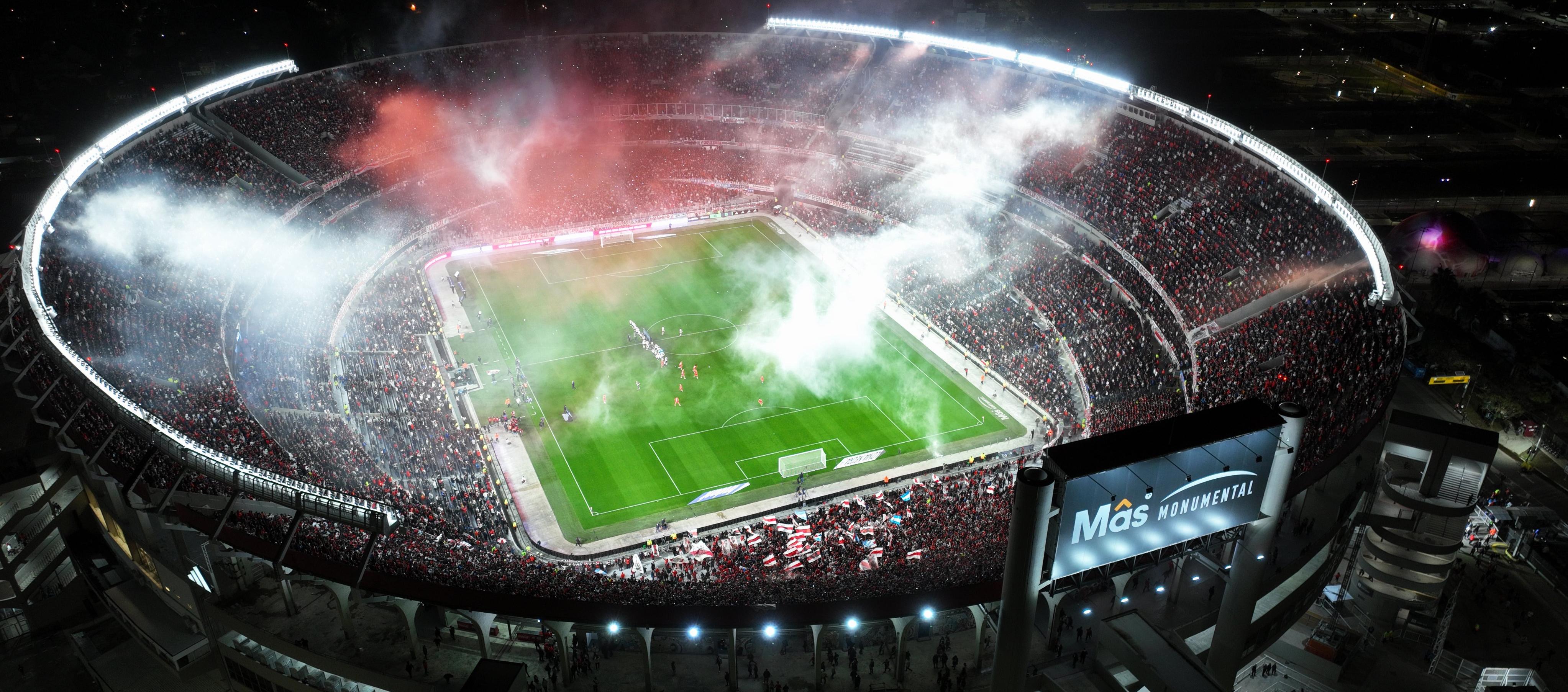 Estadio Más Monumental, de propiedad de River Plate. 