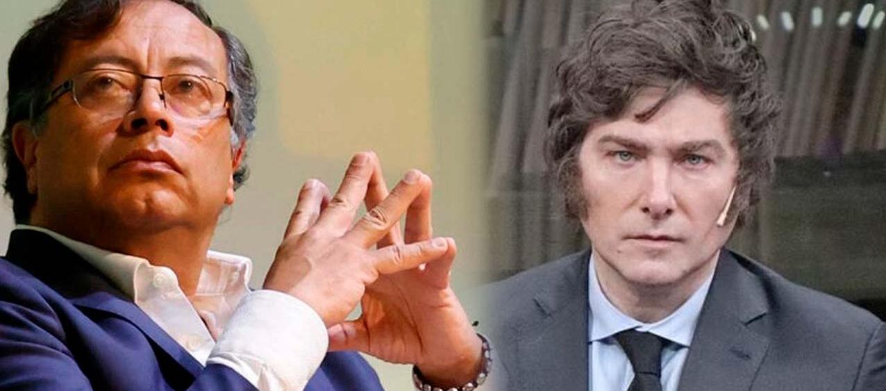 El Presidente Gustavo Petro y su homólogo de Argentina, Javier Milei
