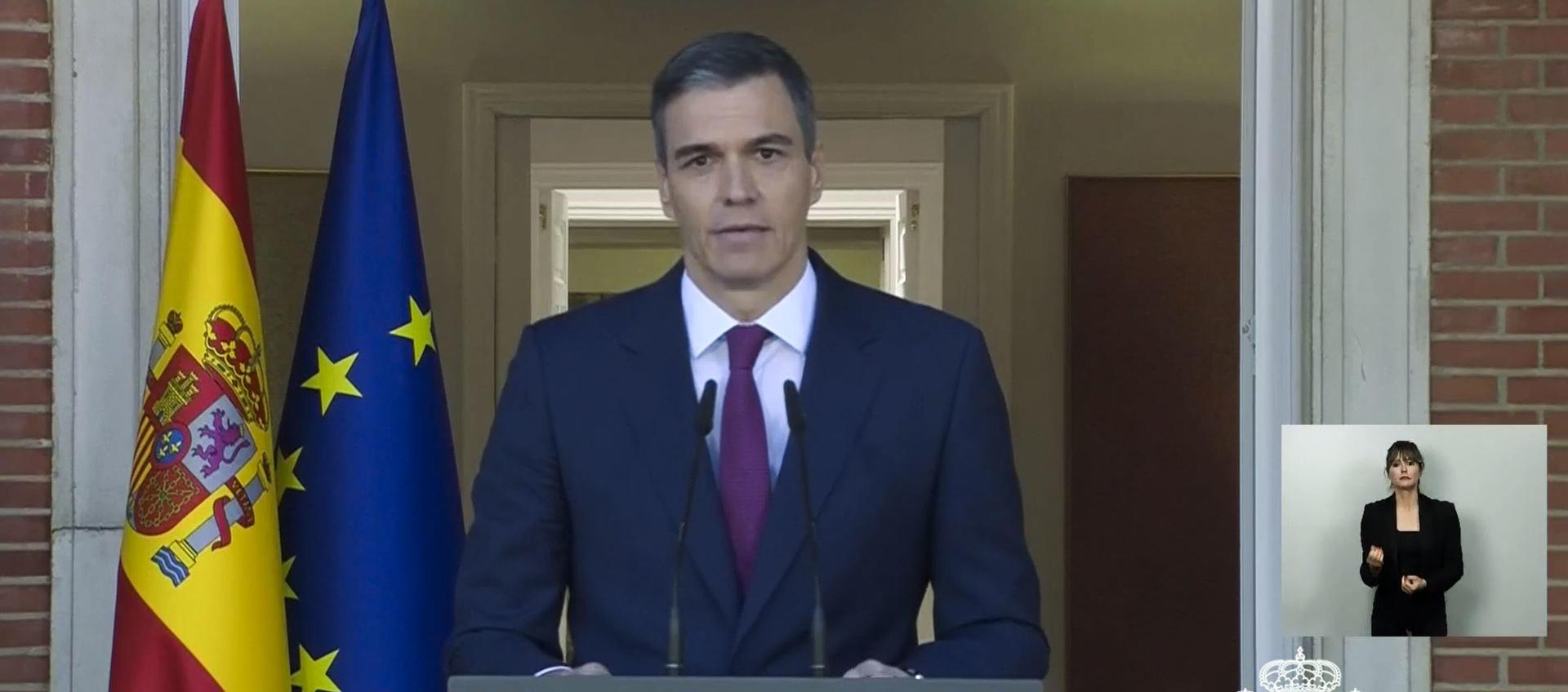 Pedro Sánchez, presidente del Gobierno Español.
