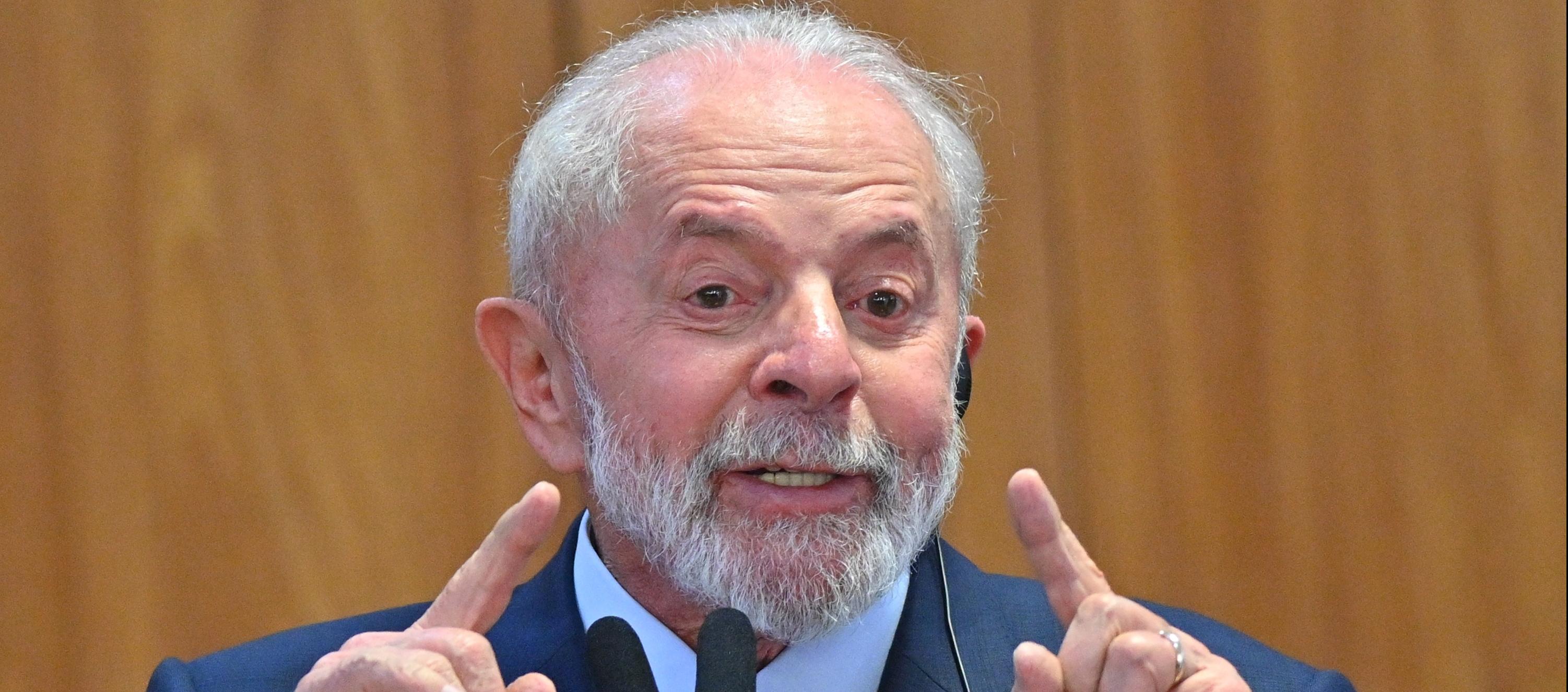 Luiz Inácio Lula da Silva, presidente de Brasil. 