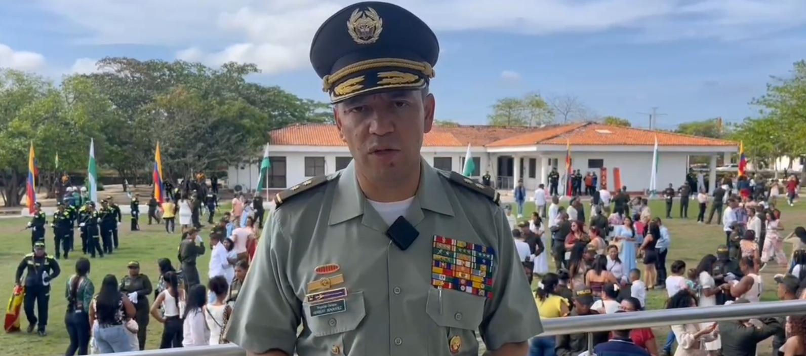 BG. Herbert Benavidez, comandante Policía Metropolitana de Barranquilla.