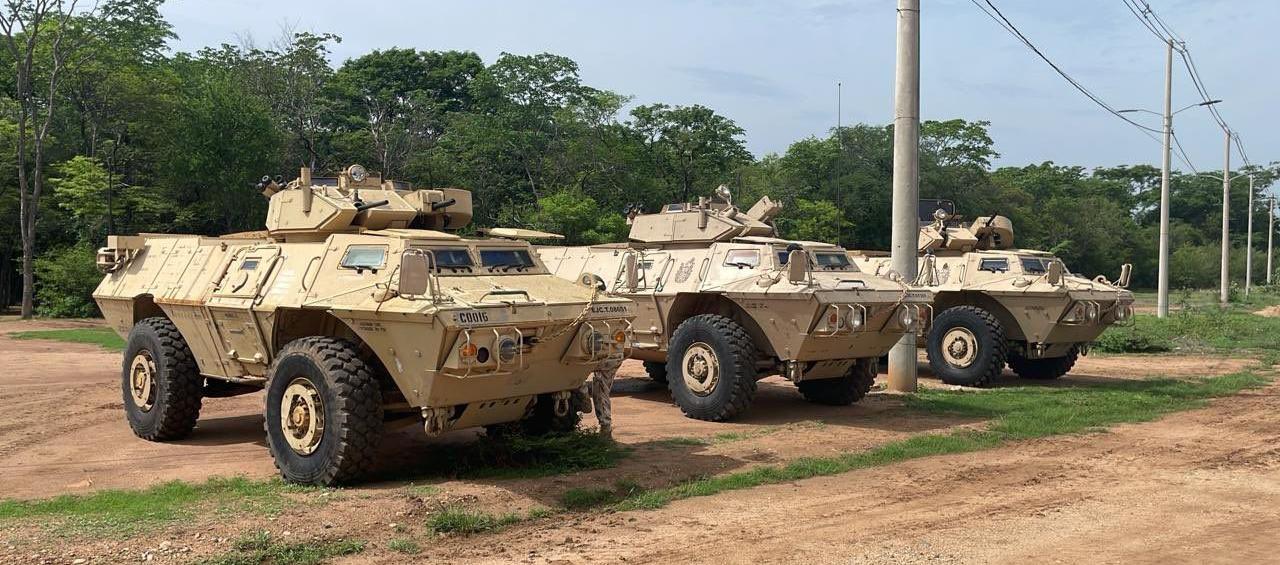Los vehículos que patrullarán el sur de Bolívar