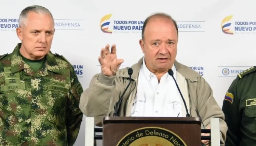 Luis Carlos Villegas, ministro de Defensa.
