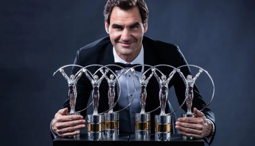 Roger Federer, tenista.