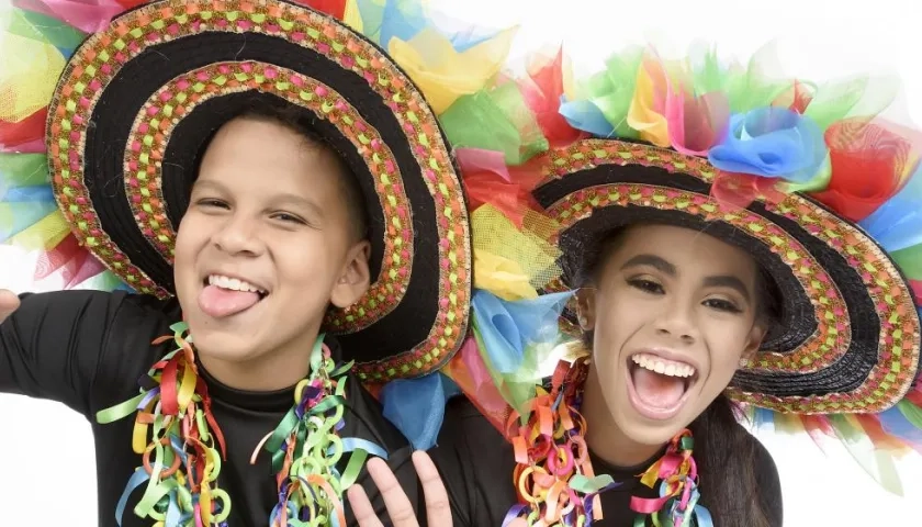 Cesar De La Hoz e Isabella Chacón, Reyes del Carnaval de los Niños 2019.