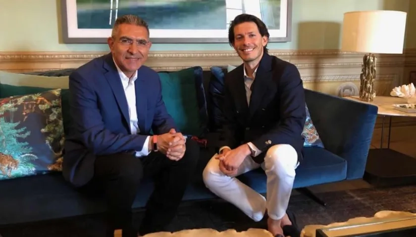 Jorge Cura en entrevista con el creador de Aquazzura, Edgardo Osorio.