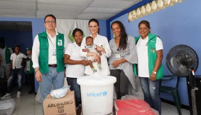  Juliana Pungiluppi visitó el Centro de Desarrollo Infantil (CDI) Nuevo Horizonte donde son atendidos 80 niñas y niños de Primera Infancia.