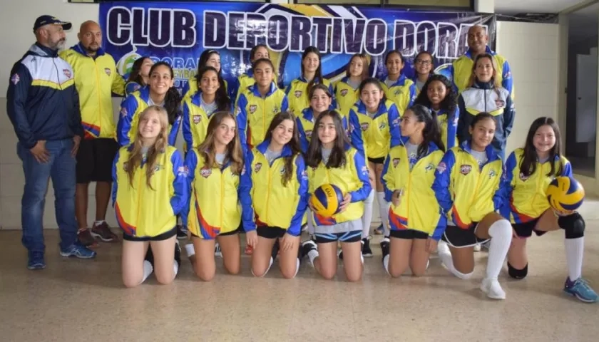 Las integrantes del Club Deportivo Doral.