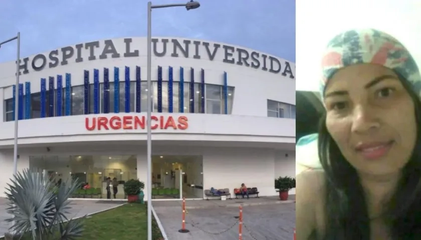 Neis Janeth Carrillo Romo murió en el hospital Universidad del Norte.