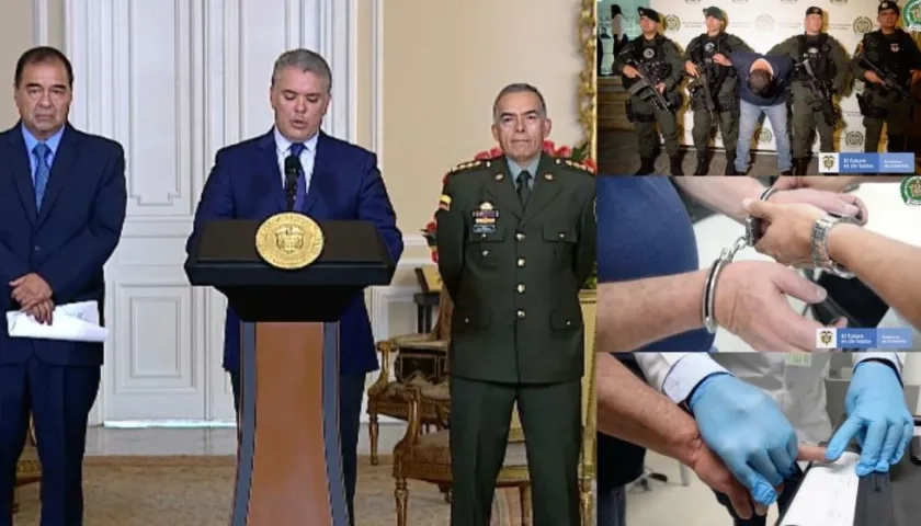 Presidente Duque revela detalles de la captura del líder de la guerrilla urbana del ELN.