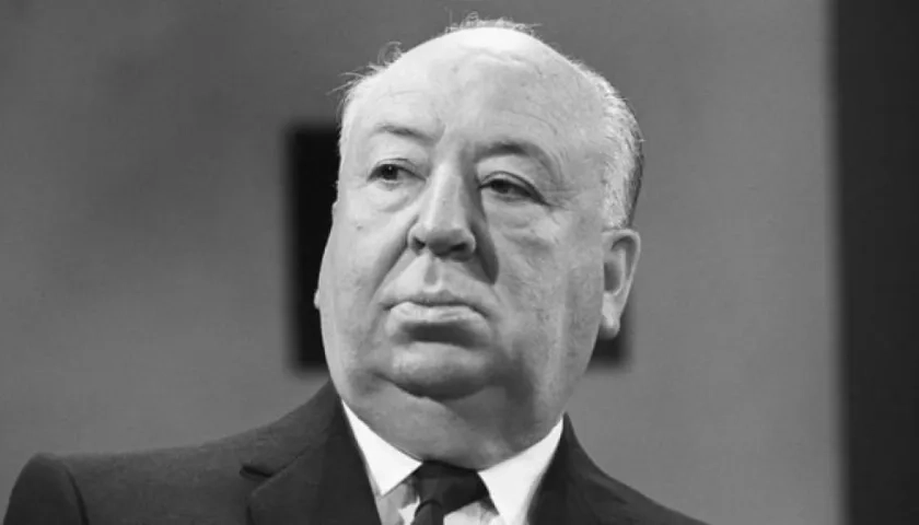 Alfred Hitchcock, director de cine reconocido por sus películas de suspenso.