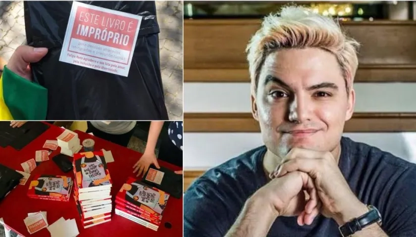 El popular youtuber Felipe Neto compró los libros y los distribuyó gratuitamente.