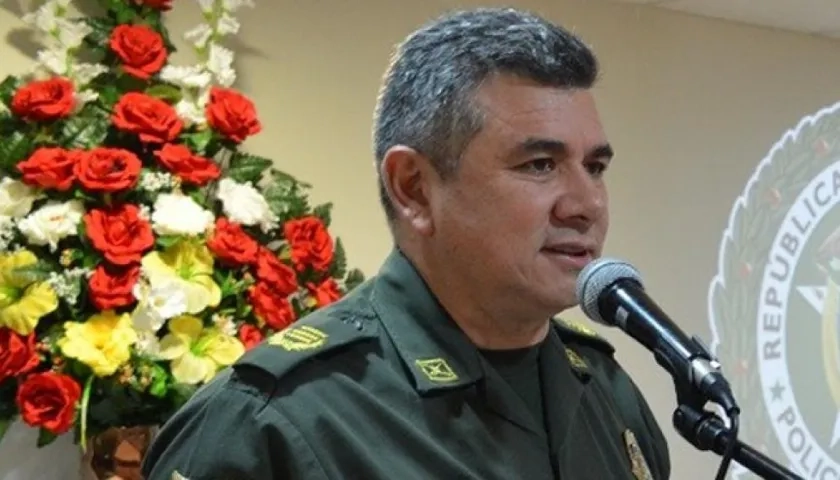Coronel Henry Jiménez, comandante de la Policía de Atlántico.