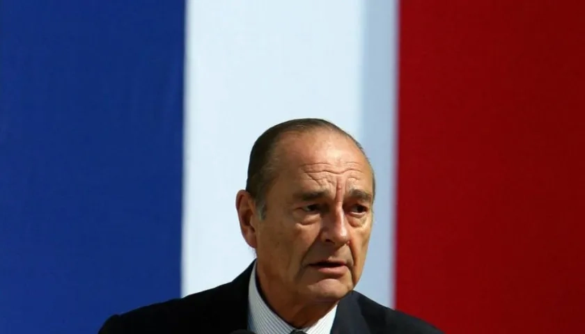 Jacques Chirac, expresidente de Francia.