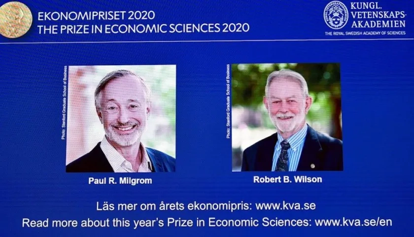 Paul Milgrom y Robert Wilson ganaron hoy el Nobel de Economía.