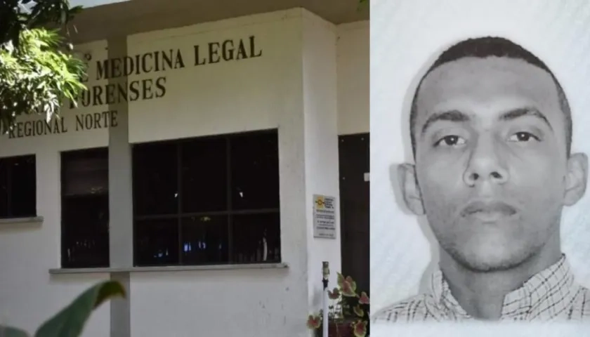El cuerpo de Luis Benjamín Beleño fue llevado a Medicina Legal. 