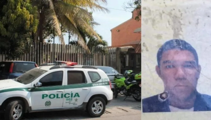 El cuerpo Dairo de Jesús Cañate González fue llevado a Medicina Legal. 