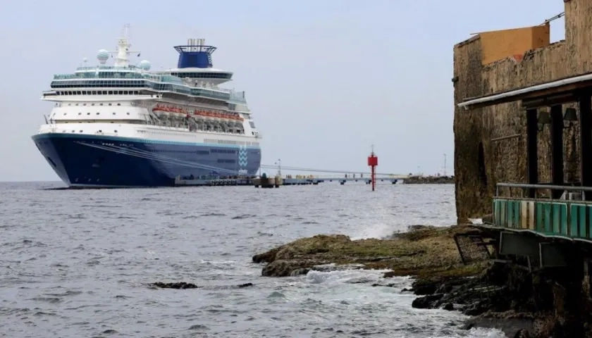Definitivamente el crucero Monarch no arribará al puerto de Cartagena.